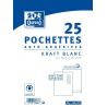 Oxford Paquet De 25 Pochettes Kraft 22,9 Cm X 16,2 1,5