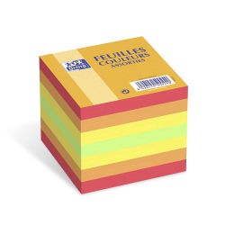 Oxford Bloc Cube 90X90 Coloris Multi Couleur 680 Feuilles