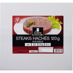 En Cuisine 25X120G Steak Hache P Bf Ec