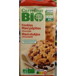 Carrefour Bio 184G Cookies Pepite De Chocolat Crf