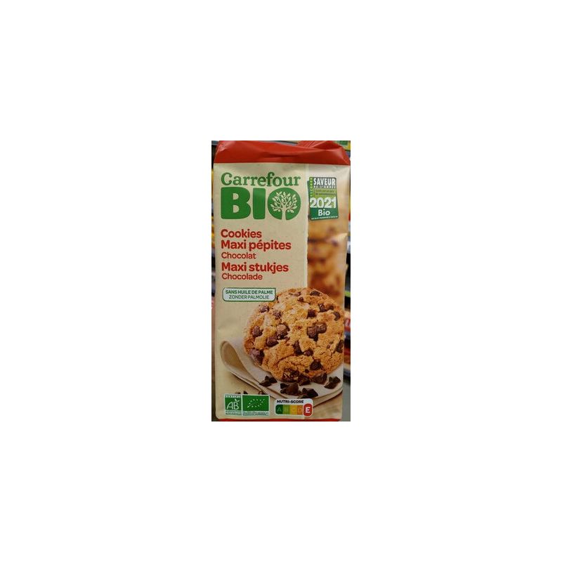 Carrefour Bio 184G Cookies Pepite De Chocolat Crf