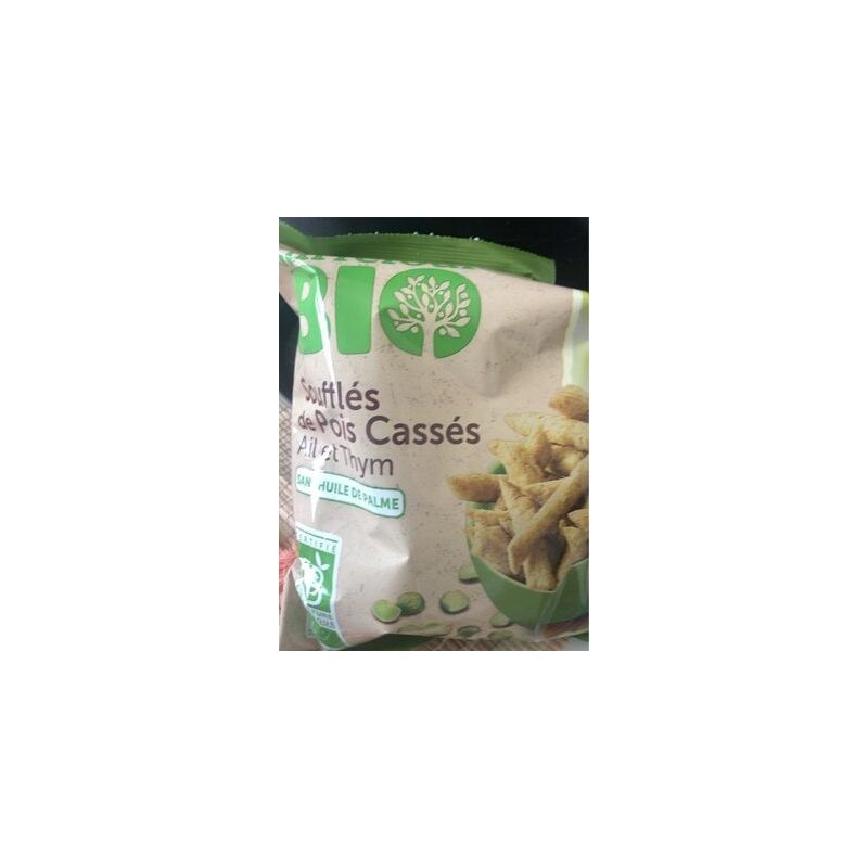 Carrefour Bio 60G Soufflés Pois Cassés Ail Et Thym Crf