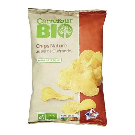 Carrefour Bio 125G Chips Lisse Crf