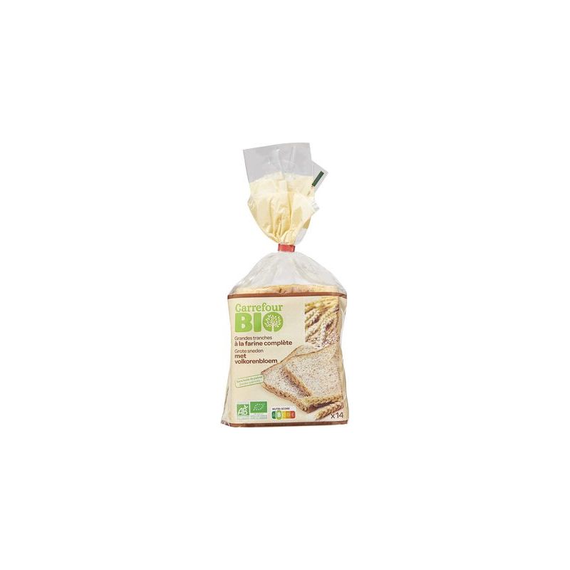 Carrefour Bio 500G Pain Mie Far Comp Crf