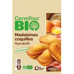 Carrefour Bio 400G Madeleine Coquille Crf