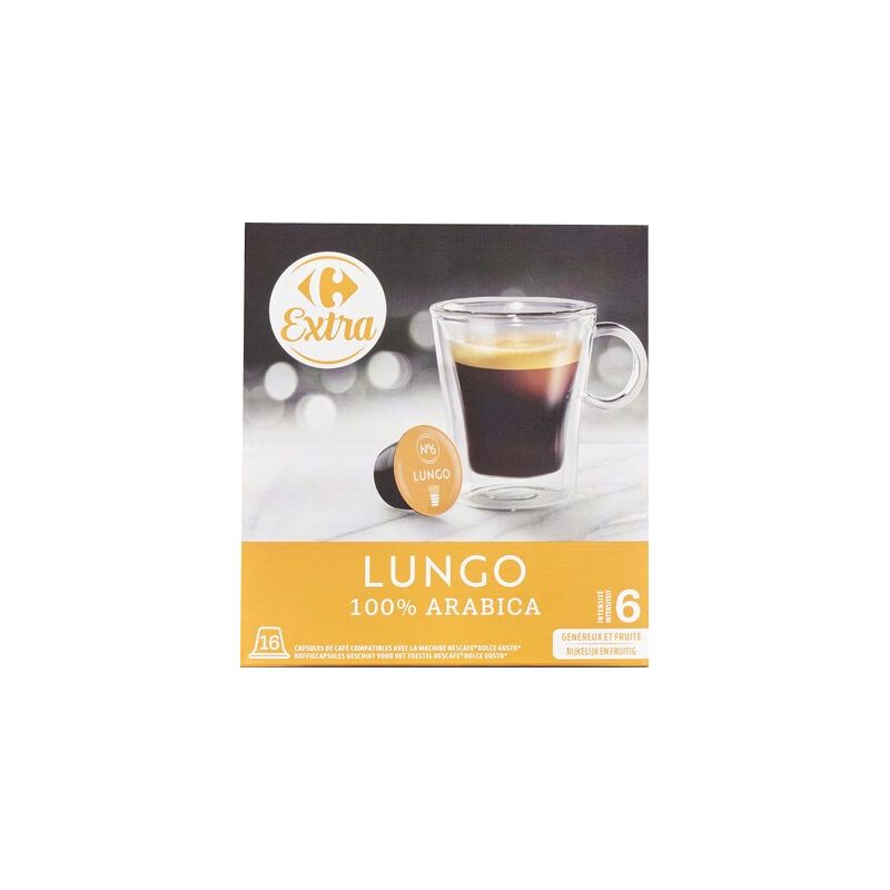Crf Extra 16 Capsules Dolce Gusto Lungo