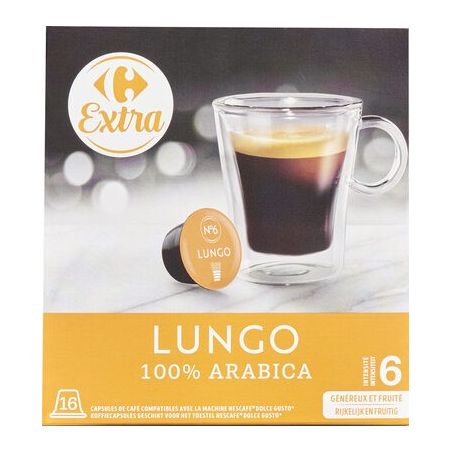 Crf Extra 16 Capsules Dolce Gusto Lungo