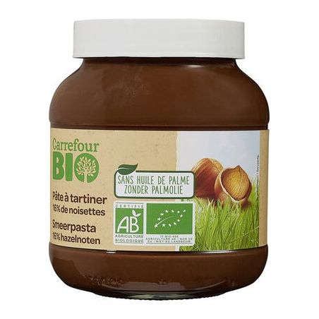 Carrefour Bio 700G Pte À Tartiner Sans Huile De Palme Crf