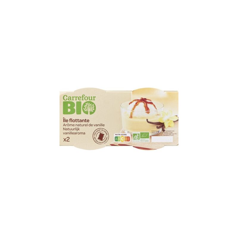 Carrefour Bio 2X100G Ile Flottante Crf