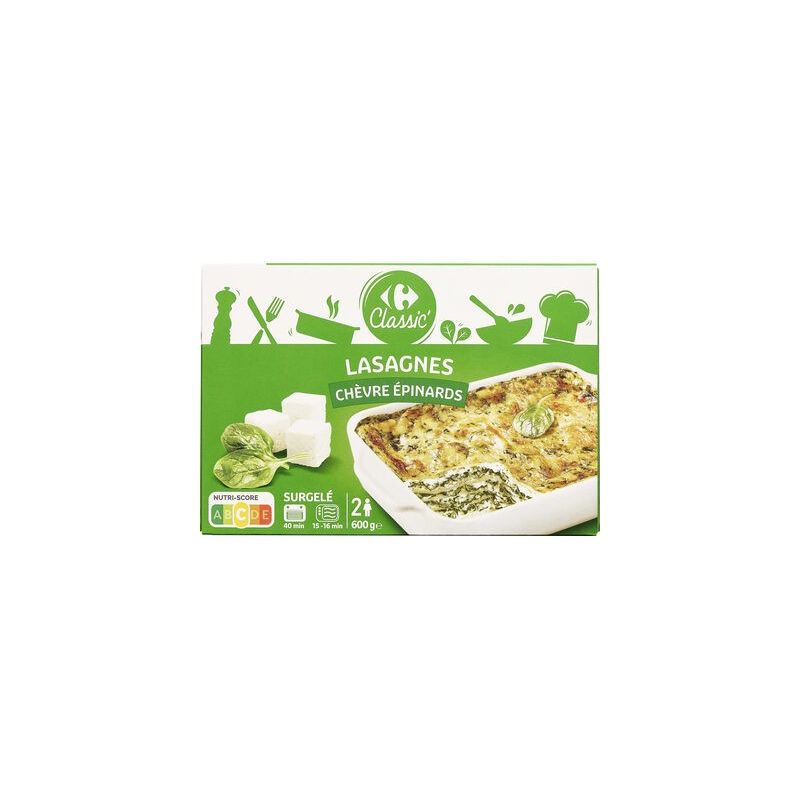 Crf Classic 600G Lasagne Chevre Epinard