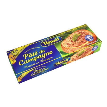 Hénaff Pâté Campagne 1/10 3X78G