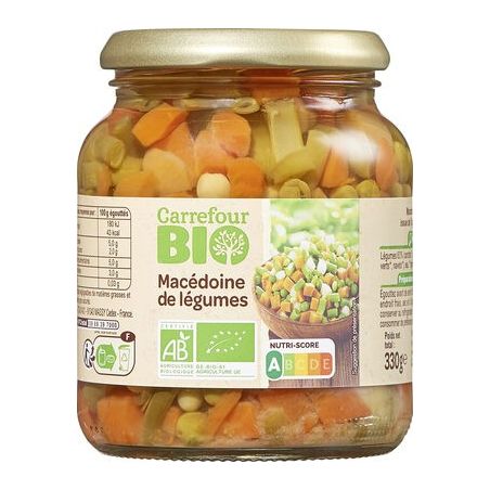 Carrefour Bio 37Cl Macedoine Legume Crf