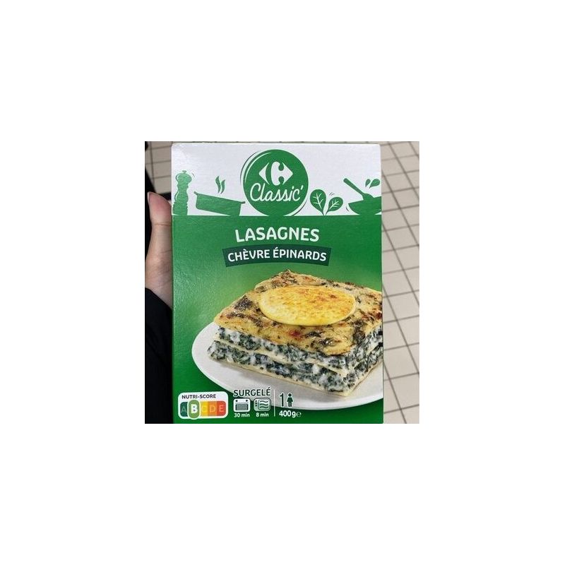 Crf Classic 400G Lasagne Chevre Epinard