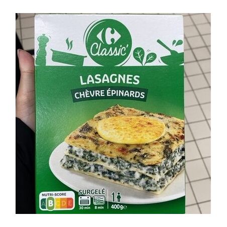 Crf Classic 400G Lasagne Chevre Epinard