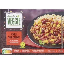 Carrefour Veggie 600G Chili Sin Carne Crf