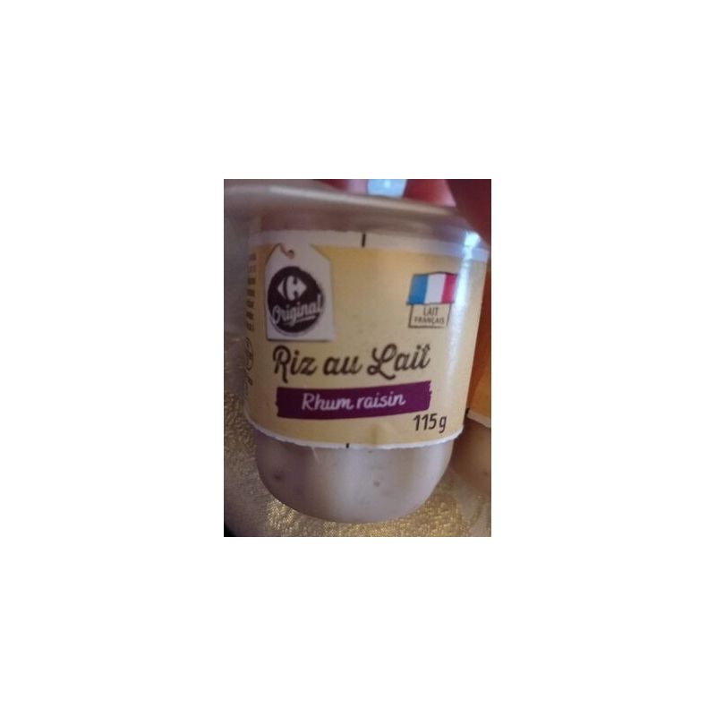 Crf Original 4X115G Dessert Riz Au Lait Rhum Raisin