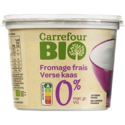 Carrefour Bio 500G Fromage Frais 0% Crf