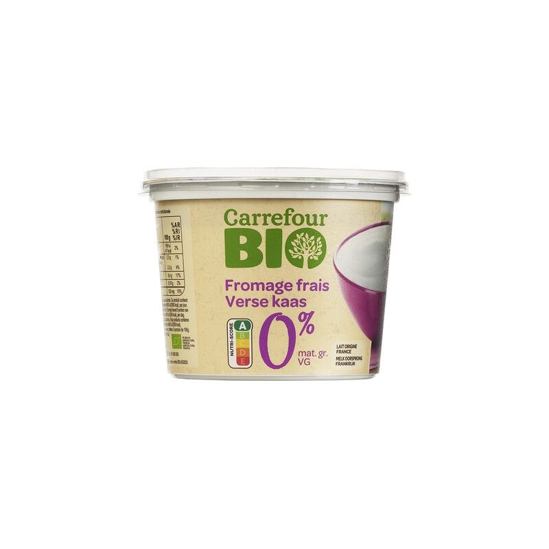 Carrefour Bio 500G Fromage Frais 0% Crf