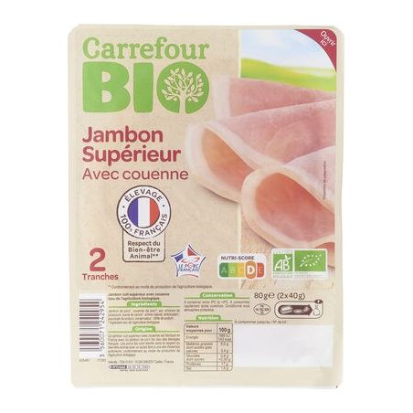 Carrefour Bio 80G Jamb Sup Ac 2T Crf
