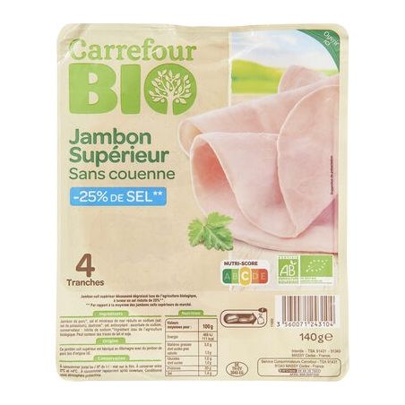 Carrefour Bio 140G Jb Sup Dd Tsr 4T Crf