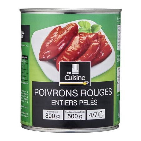 En Cuisine 500G Poivrons Rouges