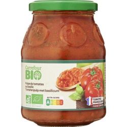 Carrefour Bio 400G Pulpe Tomate Basilic Crf