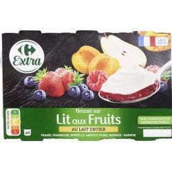 Crf Extra 6X125G Yaourts Brassé Aux Fruits