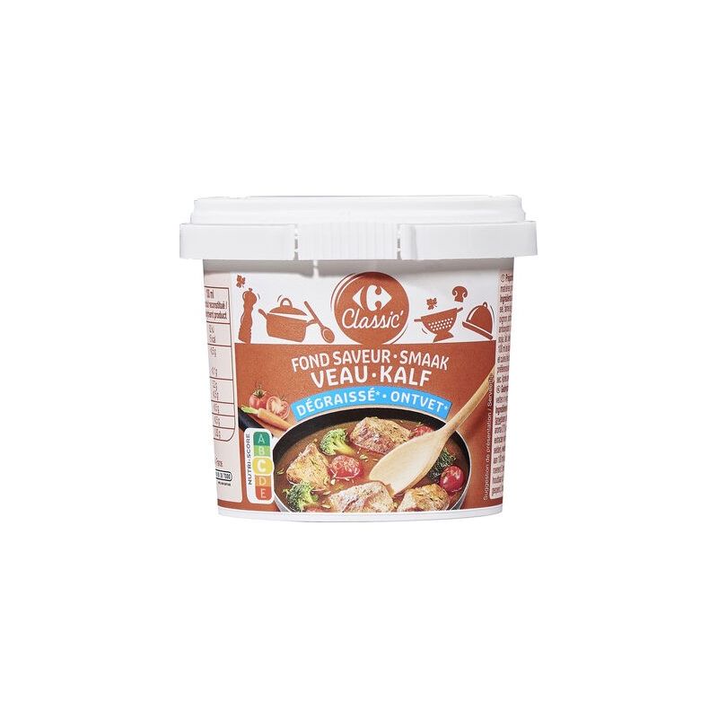 Fond de veau rustica dégraissé 100g - Tous les produits aides culinaires -  Prixing