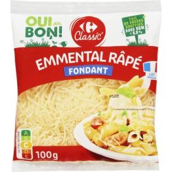 Crf Cdm 100G Emmental Rpé Sans Ogm Classic