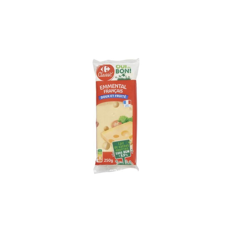 Crf Classic 250G Emmental Bloc Sans Ogm