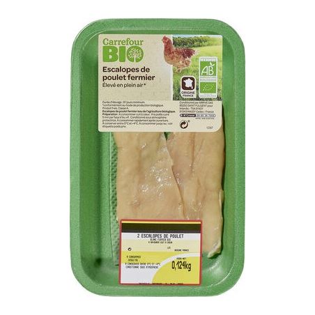 Carrefour Bio Kg Filet Plt Escpe Jau.Crf