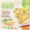 Carrefour Bio 4X100G Mini Gratin Legumes Crf