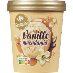 Crf Sensation 295G Crème Glacée Vanille Macadamia
