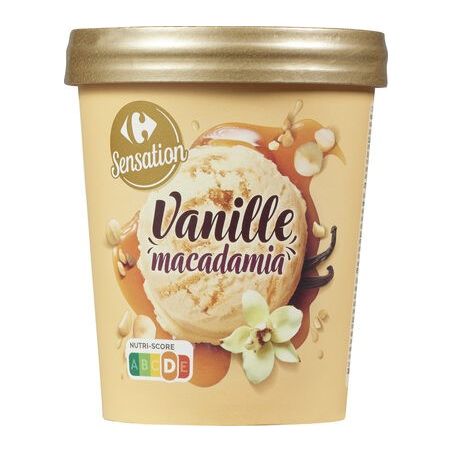 Crf Sensation 295G Crème Glacée Vanille Macadamia