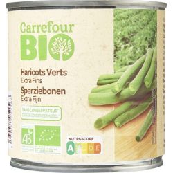 Carrefour Bio 1/2 Haricots Vert Extra Fin Crf