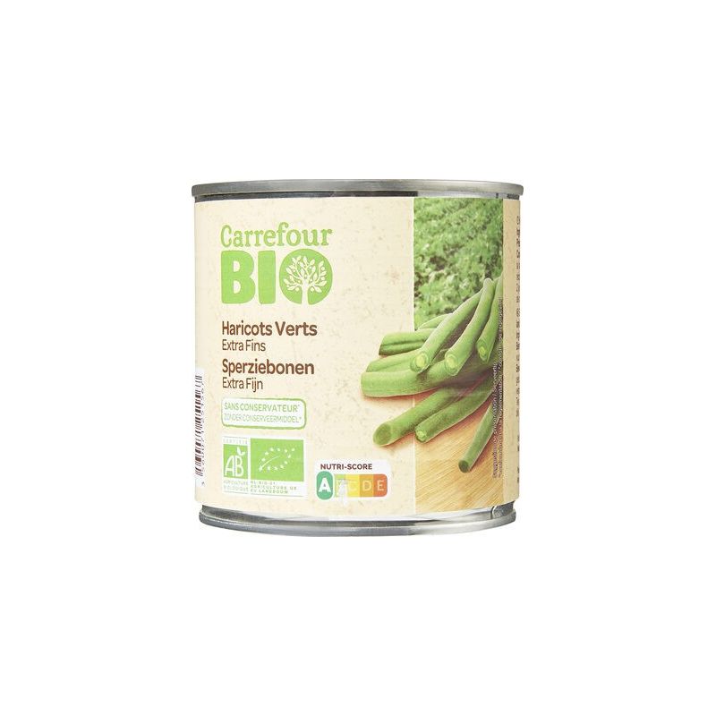 Carrefour Bio 1/2 Haricots Vert Extra Fin Crf