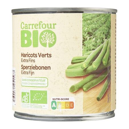 Carrefour Bio 1/2 Haricots Vert Extra Fin Crf