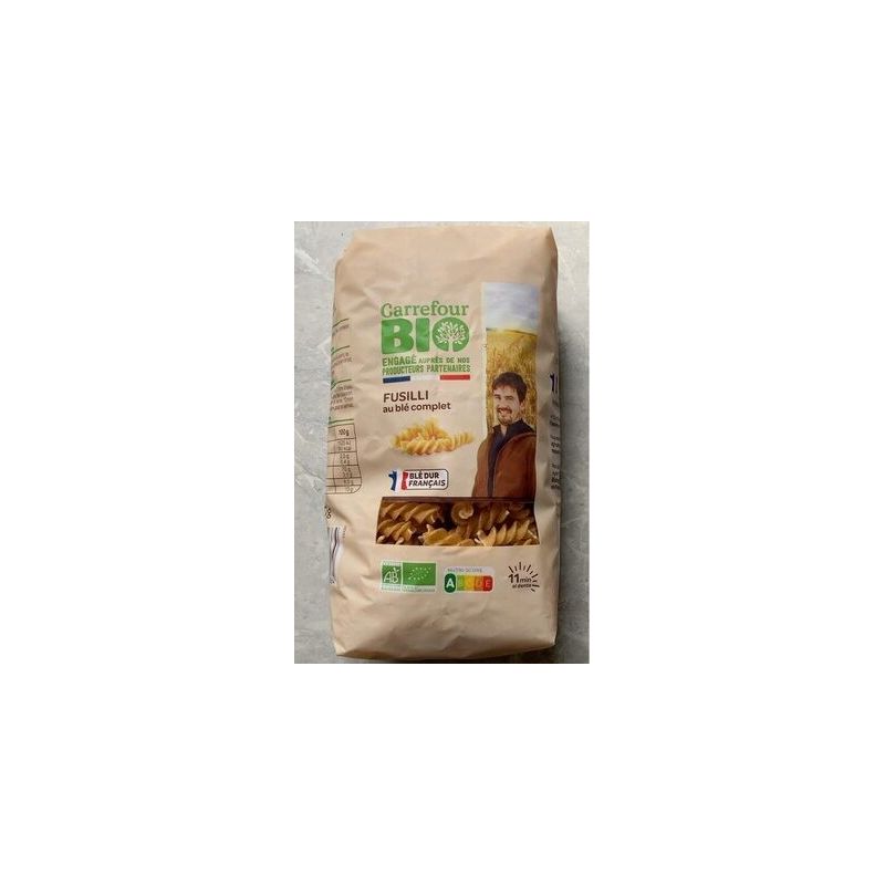 Carrefour Bio 400G Fusilli Complet Crf