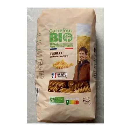 Carrefour Bio 400G Fusilli Complet Crf