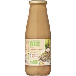 Carrefour Bio 66Cl Soupe Lentille Thym Crf