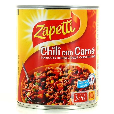 Zapetti Chili Con Carne 800G