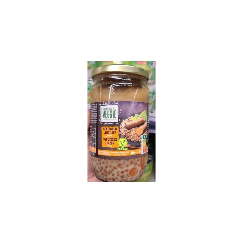 Carrefour Veggie 650G Sei'Cisse Lentilles Crf