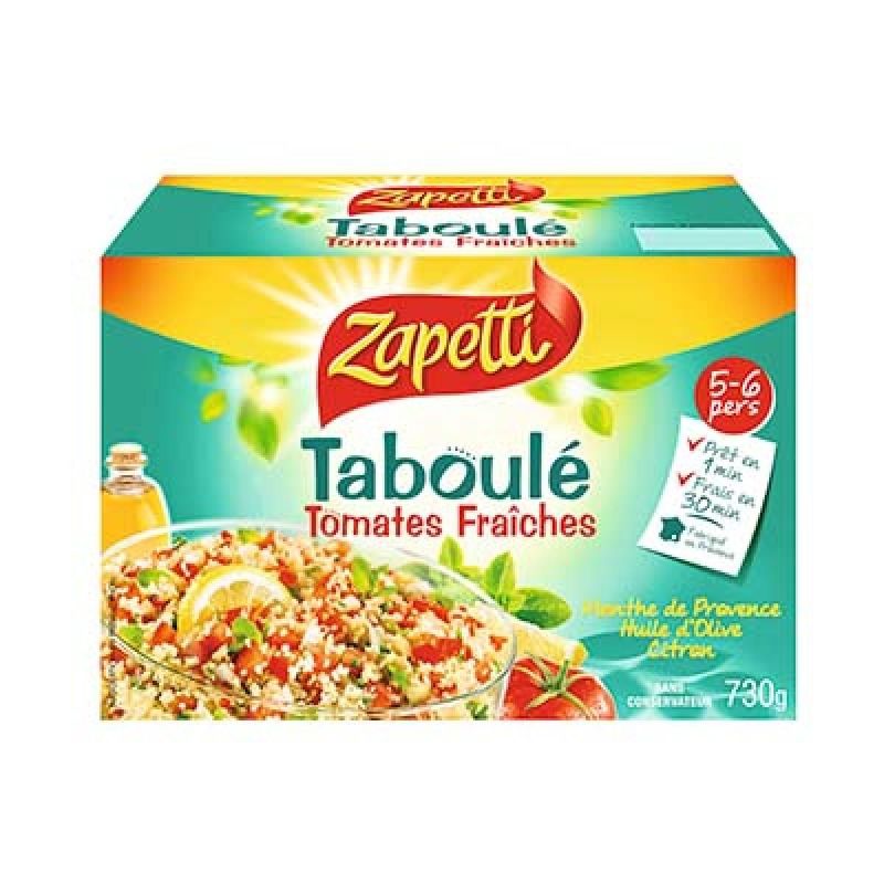 Zapetti Taboule Saveur Monde 730Gr