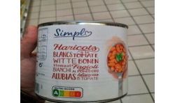 Simpl 4/4Haricots Blcs Tomate S