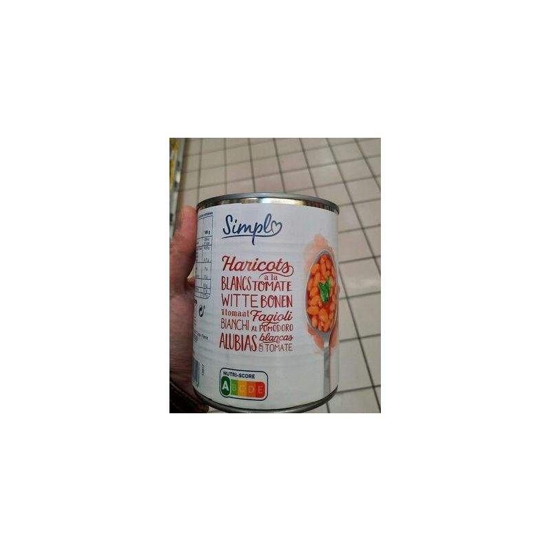 Simpl 4/4Haricots Blcs Tomate S
