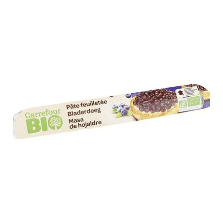 Carrefour Bio 230G Pate Feuilletéé Pur Beurre Crf