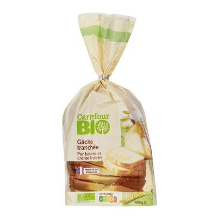 Carrefour Bio 400G Gche Tranchée Crf