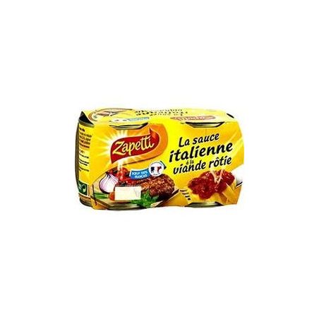 Zapetti Sauce Itaienne 2X190G
