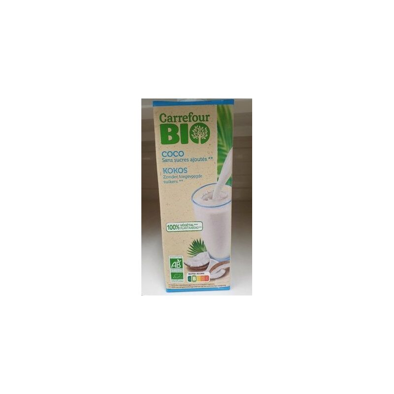 Carrefour Bio 1L Boisson Coco Ssa Crf