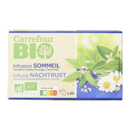Carrefour Bio 30G X20 Infusion Sommeil Crf